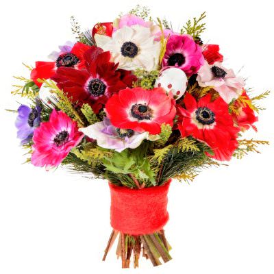 Букет с маками «Ароматная симфония»