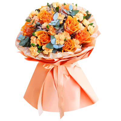 Дизайнерский букет «Оранжевое вдохновение»