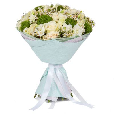Цветочный букет «Чистая нежность»