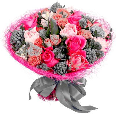 Праздничный букет из цветов «Цветочный аккорд»